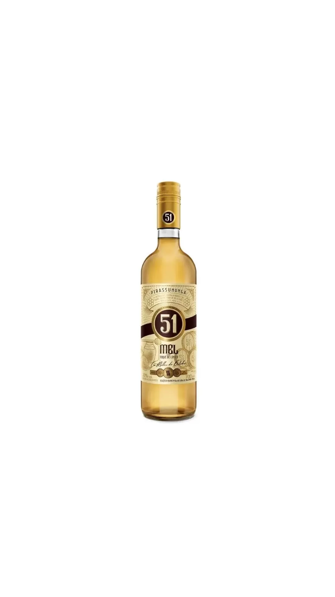Cachaça 51 mel /toque limão