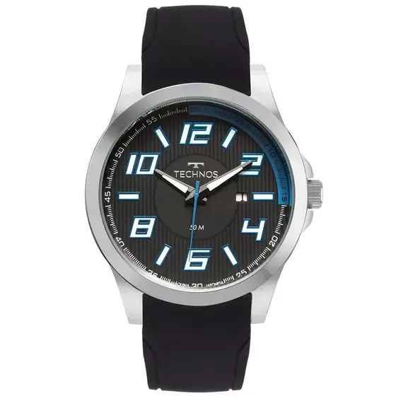 Relógio Technos Masculino Racer Prata 2115NAZ/2P - Trechnos