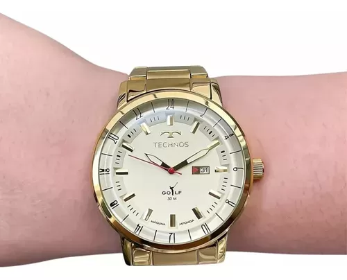 Relógio Linha Golf Luxo Sortido Variados Technos Masculino Correia Escolhe A Sua Bisel