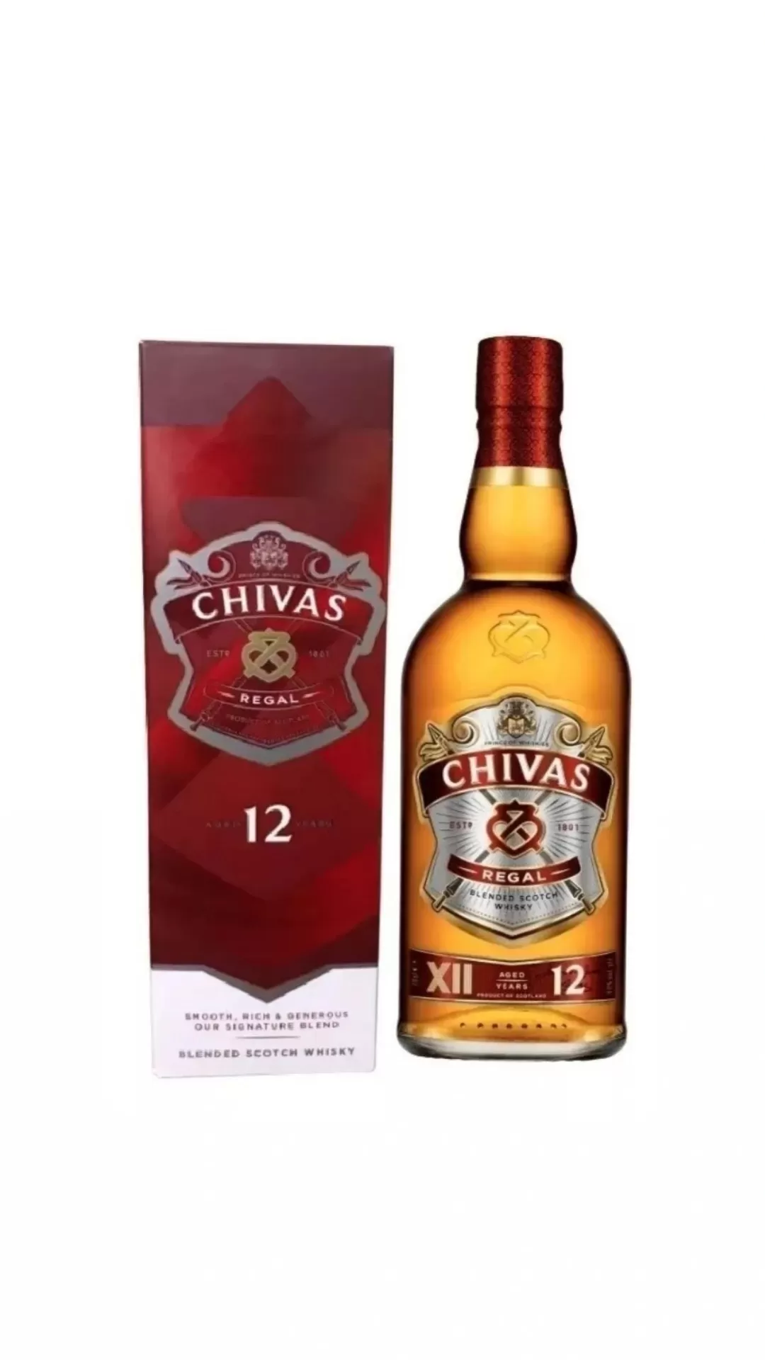 WHISKEY Chivas Regal Blended 12 Scotch Garrafa 1l
