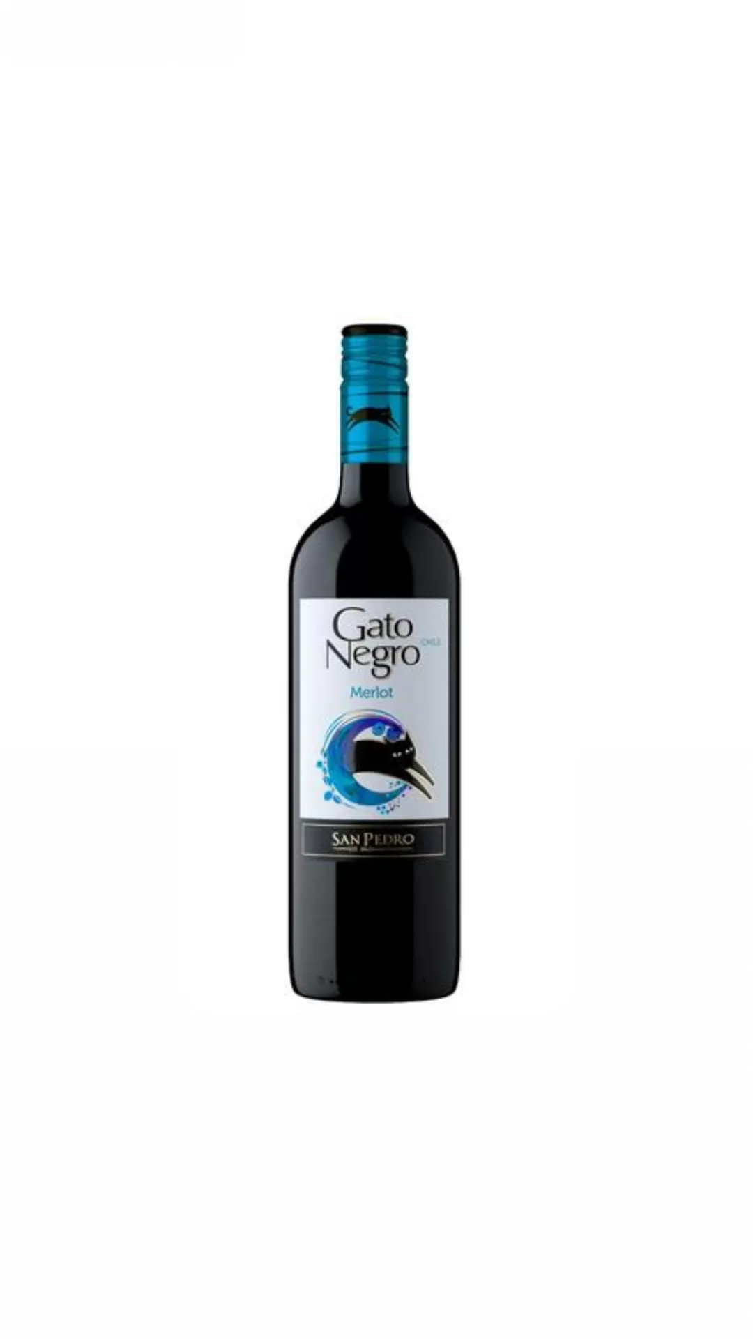 Vinho Chileno Tinto Merlot Gato Negro 750ml