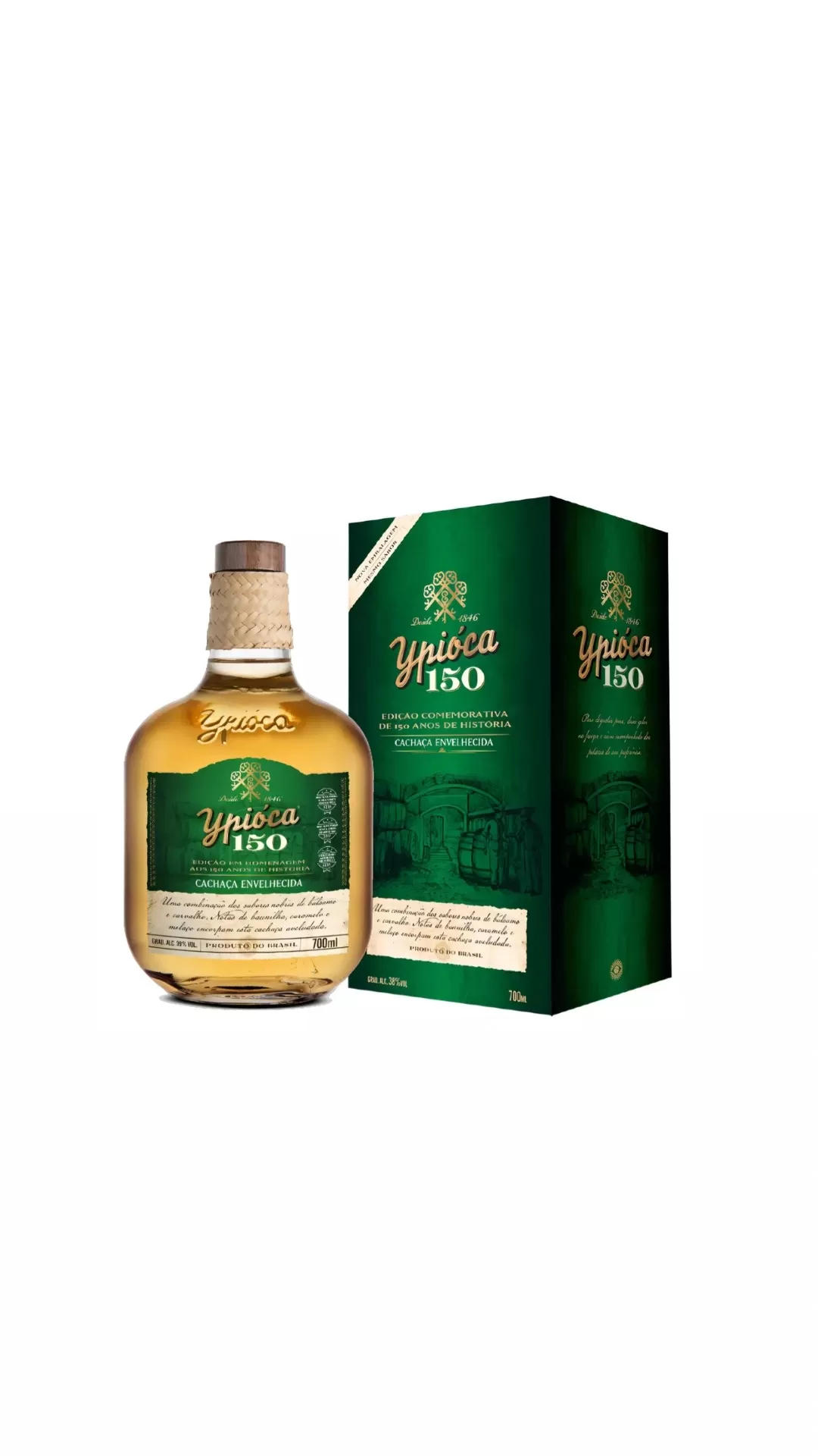 Cachaça Ypióca 150 anos 700ml