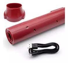 ABRIDOR DE VINHO ELÉTRICO USB (VERMELHO)