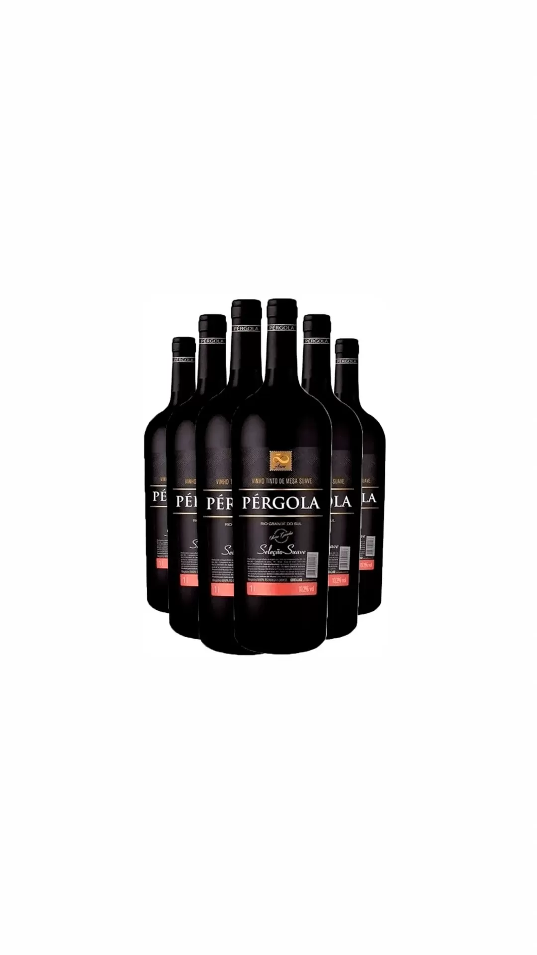 Vinho Tinto Suave Pérgola Seleção 1 Litro