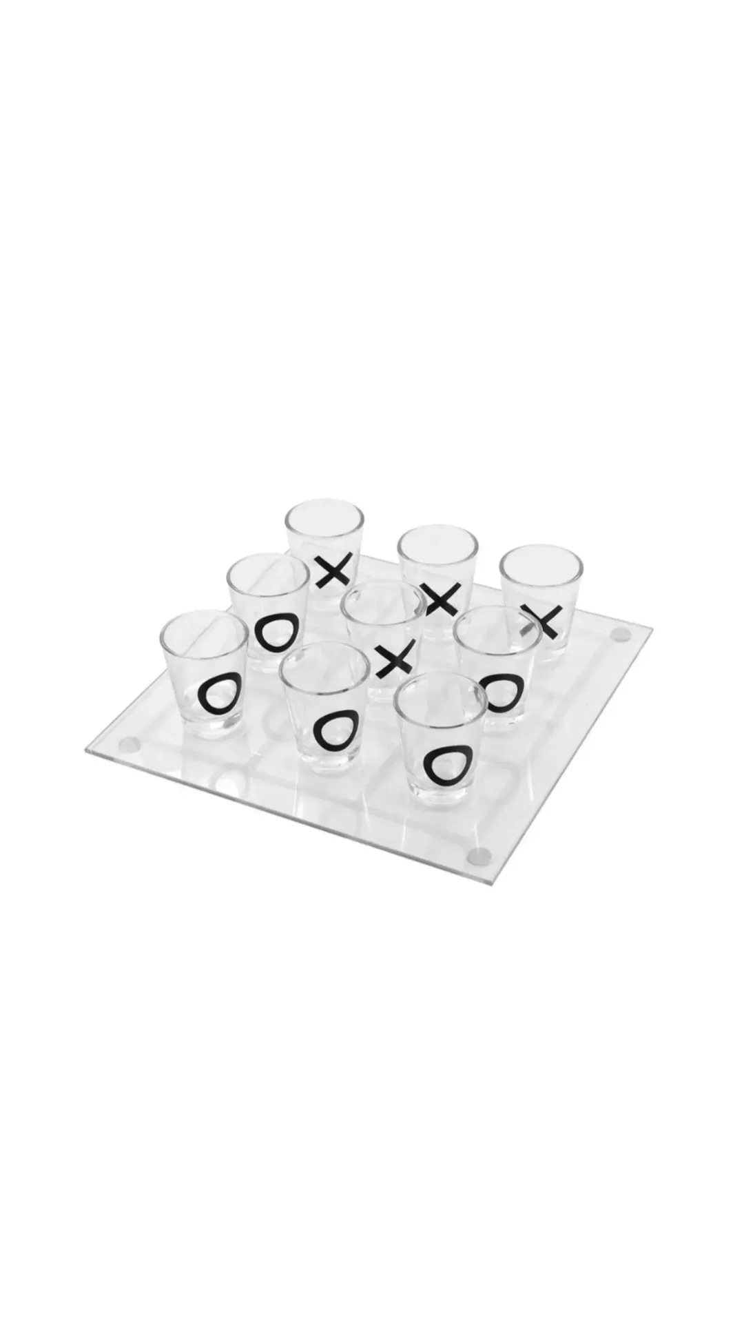 Jogo Shot Drink Jogo Da Velha Divertido Tabuleiro 9 Copos